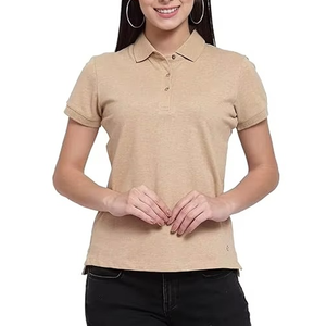 Camiseta Polo de Manga Corta de Alta Calidad con Diseño OEM al por Mayor, Camiseta Polo para Mujer con Bordado Personalizado, Precio de Fábrica en Venta - Product Image 6