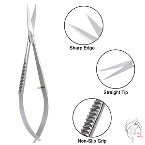 Ciseaux à cuticules professionnels, coupe-peaux mortes, en acier inoxydable, outil de manucure de pointe, design moderne et personnalisé. - Product Image 6