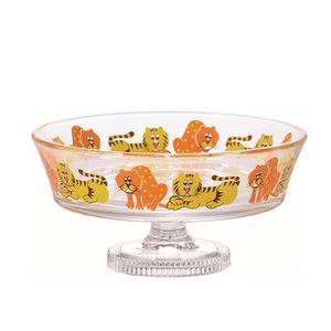Vaso de postre retro Aderia con base, tipo superficial y profundo, hecho en Japón, estilo retro Showa, vaso con base, vajilla Kawaii linda - Product Image 4