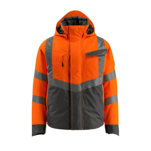 Hi Vis New Design Multiple Pockets Factory Made Safety <b>Jacket</b> Custom Logo Printed <b>Construction</b> Safety <b>Jackets</b> OEM Service - Product Image 5