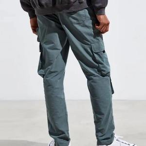 กางเกงขายาวคอร์ดูรอยทรงตรงคุณภาพดีที่สุดสำหรับผู้ชาย กางเกงลำลองแบบมีกระเป๋าใหญ่ กางเกงคาร์โก้สไตล์สตรีทแวร์ - Product Image 5