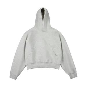 Sudadera con Capucha Extra Grande para Hombre, Negra, de Algodón, Felpa Francesa, Ecológica, Informal, de Longitud Regular, con Bolsillos, para Invierno - Product Image 2