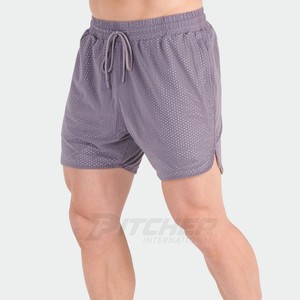 Shorts de sport pour hommes personnalisés, écologiques, respirants, légers, en mesh, service OEM, approvisionnement en gros - Product Image 4
