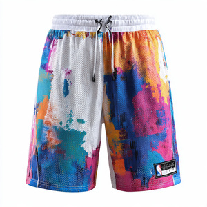 Shorts de plage en maille personnalisés pour hommes, 100% haute qualité, séchage rapide, streetwear léger pour l'été - Product Image 3