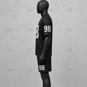 Camiseta de Fútbol Americano Transpirable 100% Poliéster con Impresión por Transferencia de Calor, Personalizable con Nombre, Número y Logotipo para Adultos, Venta al Por Mayor - Product Image 3