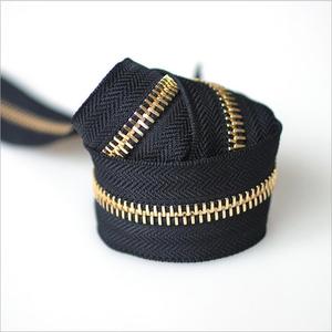 Accessoires Fermetures éclair personnalisées pour vestes et manteaux, ruban de fermeture éclair métallique en spirale - Product Image 3