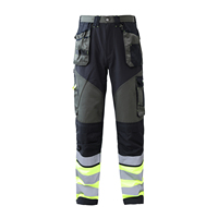 Pantalons de sécurité réfléchissants exclusifs, pantalons de travail en coton, vêtements de sécurité routière réfléchissants personnalisables