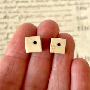 Decorative Hand Carved Bone <b>Dice</b> <b>Set</b> for Gifts and Collections - Product Image 1