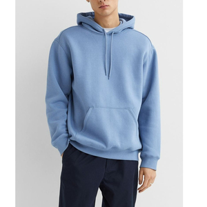 เสื้อฮู้ดดี้ผู้ชายไซส์ใหญ่ สีดำ ผ้าฝ้ายฟลีซ มีกระเป๋าหน้า สวมใส่สบาย เหมาะสำหรับฤดูหนาว เป็นมิตรต่อสิ่งแวดล้อม ระบายอากาศได้ดี ขายส่ง - Product Image 3