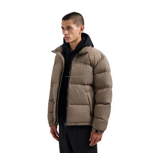 Waterproof Windproof Winter Zip up Man Jacket Loose Fit Polyester <b>Padded</b> Coat Thickened Warm for Men Casual Bubble Jackets - Product Image 3