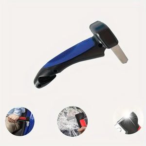 Maniglia di Assistenza per Portiera Auto in Alluminio di Alta Qualità, Portatile, con LED, Strumento di Emergenza per Anziani e Disabili, Impugnatura Nera e Rossa - Product Image 3
