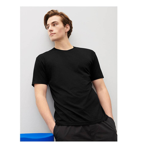 T-shirt Homme Col Rond 100% Coton de Haute Qualité, Manches Courtes, Design Uni, Prix de Gros - Product Image 3