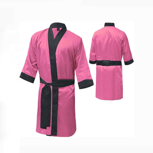 Custom Logo Boxing Gown OEM ODM Premium Quality <b>Satin</b> Boxing Walkout <b>Robe</b> Manufacturer and Wholesale Supplier - Product Image 1