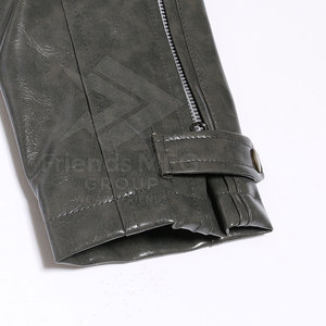 Veste en cuir pour homme en peau de vache avec logo personnalisé, respirante, coupe-vent, écologique, légère, pour usage extérieur en hiver, vente en gros - Product Image 6