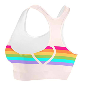 Custom Women Sports Bra Comfortable Stretch Fabric Supportive Eco-Friendly Activewear Front Print for Running Fitness Gym - Product Image 2