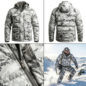 Wholesale <b>Mens</b> Waterproof Windproof Softshell <b>Summer</b> Nylon Hunting <b>Jacket</b> Custom Camouflage Thermal Outdoor Tactical Apparel - Product Image 5