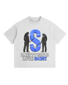 เสื้อยืดโอเวอร์ไซส์ผู้ชายสั่งทำพิเศษ แขนสั้น โลโก้ด้านหน้า สไตล์ฮิปฮอป ผ้าคอตตอนเจอร์ซีย์เนื้อแน่น คอกลม ทรงปกติ ระบายอากาศได้ดี - Product Image 3