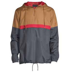 2024 personnalisé hommes veste d'hiver blanc solide Polyester coupe-vent capuche brodé Style formel fermeture éclair OEM Service disponible - Product Image 5