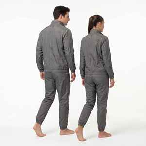 Custom Baggy Windbreaker <b>Tracksuit</b> 2 Piece Set Female Lightweight Oversized <b>Plain</b> Nylon <b>Tracksuit</b> for Unisex - Product Image 6