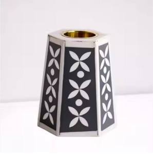Handmade Luxury Floral Bone Inlay <b>Incense</b> Burner Modern Metal Wood Candle Stand Resin <b>Incense</b> Bakhoor Holder - Product Image 5
