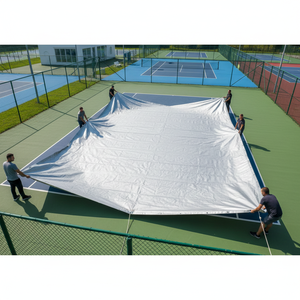 Lona Protectora para Pista de Tenis, Lona Resistente para Protección de la Superficie de la Pista Contra Lluvia, Sol y Clima - Product Image 4