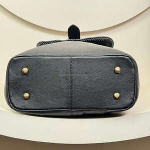 กระเป๋าเป้หนังวัวสะพายหลังมือความจุขนาดใหญ่กระเป๋าเดินทางสไตล์ตะวันตกพร้อมสายรัดเครื่องมือและหัวเข็มขัด - Product Image 5