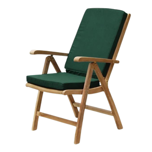 Fauteuil en bois massif nordique avec coussin rembourré, chaise longue moderne pour jardin, mobilier d'hôtel - Product Image 3