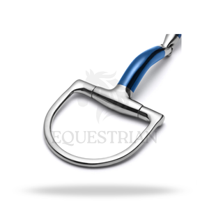Mors de cheval Hunter D Ring Single Joint Iron Snaffle pour l'entraînement et le contrôle de l'équitation - Product Image 4
