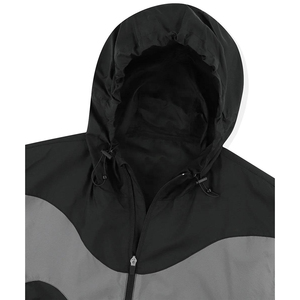 Vêtements de sport en gros à prix avantageux, coupe-vent color block, veste anorak, impression de logo personnalisé, survêtement de course athlétique - Product Image 4
