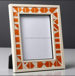 Extreme Quality Handmade Bone Inlay Photo <b>Frame</b> Elegant Geometric Design Luxury Home Office Timeless Decor UV <b>Printing</b> Creative - Product Image 2