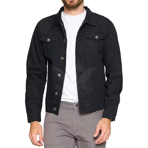 Cowboy Denim Style High Quality Breathable Men's Motorcycle <b>Jacket</b> <b>Slim</b> <b>Fit</b> Polyester/Cotton - Product Image 6