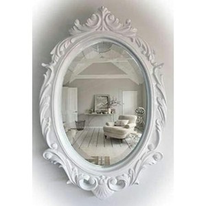 Espejo de Pared Ovalado Contemporáneo de Madera de Teca Hecho a Mano por Aqdus Saleem - Decoración Ecológica y Duradera para el Hogar, Venta al Por Mayor - Product Image 2