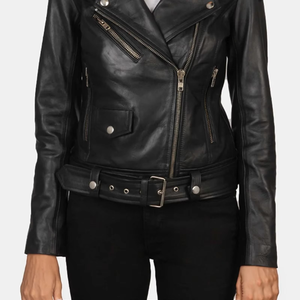 Veste en cuir épaisse pour femme, best-seller de l'hiver, design personnalisé, doublure en coton respirante, imperméable, rembourrée de duvet - Product Image 6