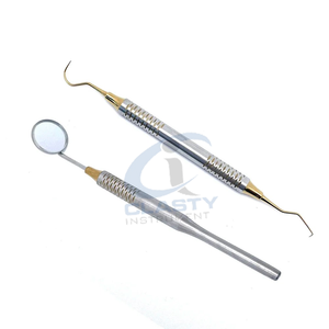 Juego de Herramientas Dentales con Espejo Bucal, Pinzas y Sonda Curva para Limpieza y Blanqueamiento Dental, Kit de Instrumentos Manuales para Dentistas - Product Image 5