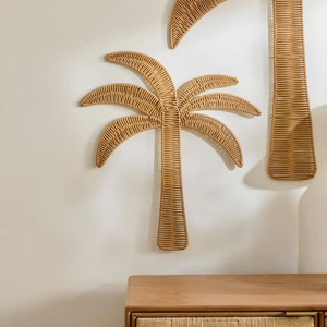 ของตกแต่งผนังจากหวายธรรมชาติ - Product Image 1