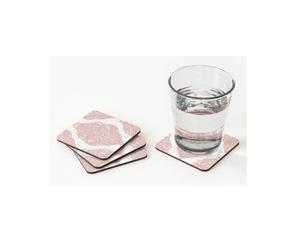 Posavasos de estilo artesanal con tablero de MDF, impresión de adhesivo esmaltado, juego de 4 posavasos para bebidas, posavasos para té a precio de fábrica al por mayor. - Product Image 1