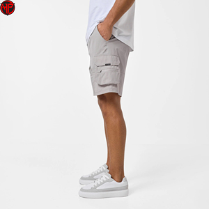 Pantalones Cortos Cargo Ligeros de Secado Rápido e Impermeables para Hombre, Cintura Elástica, Deportivos, con Logotipo Personalizado - Product Image 3