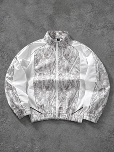 Chaqueta Cortavientos Roja para Hombre al por Mayor, Estilo Retro Deportivo, para Minoristas Deportivos, Venta Directa de Fábrica al por Mayor - Product Image 6