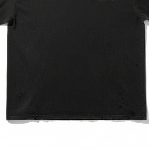 T-shirt surdimensionné personnalisé par le fabricant, imprimé graphique, streetwear pour hommes, coton lourd, vintage, effet délavé à l'acide - Product Image 3