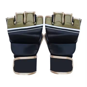 Guantes de Sparring de Cuero de Alta Calidad para MMA con Absorción de Humedad y Cierre de Gancho y Bucle - Product Image 5