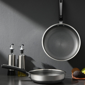 Deluxe Hard Anodized Saute Pan With Triple Layer <b>Nonstick</b> Surface Oven Safe Design Cool Touch Grip Handle - Product Image 4