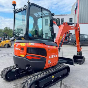 Prix d'usine Mini-excavatrice Kubota compacte sur chenilles 2,7 tonnes, excavatrice hydraulique U27-4 KX018, pour travaux lourds de terrassement, export - Product Image 5