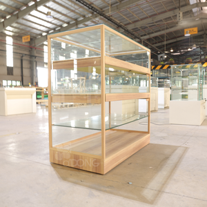 Estante de Exhibición para Supermercados y Minoristas, de Metal, Vidrio y Madera, Servicio OEM Disponible en Vietnam, ADONG A66 - Product Image 5