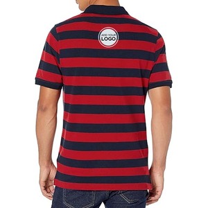 Camisetas Polo Casuales para Hombre, Camisetas de Tenis de Secado Rápido, Camisetas Polo a Rayas para Hombre, 100% Algodón Hilado en Anillos - Product Image 4