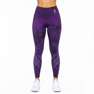Leggings de yoga sans couture pour femmes, taille haute, compressifs, respirants, écologiques, séchage rapide, mode décontractée, effet froncé aux fesses - Product Image 1