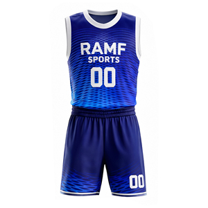 Uniforme de Entrenamiento de Baloncesto Sublimado Profesional, Transpirable, 100% Poliéster, de Secado Rápido, Talla Grande, Chaleco Personalizado con Nombre y Número del Equipo - Product Image 1
