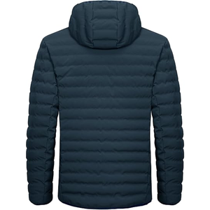 Fully Customized <b>Men's</b> <b>Waterproof</b> Canvas Puffer <b>Jackets</b> Polyester Wadding Filled <b>Winter</b> DDP Shipping - Product Image 2