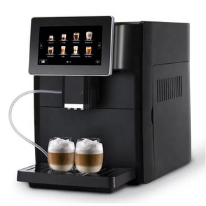 Machine à café automatique Sudex avec mousseur à lait, écran tactile TFT HD 7 pouces, machine à expresso intelligente pour usage au bureau - Product Image 2