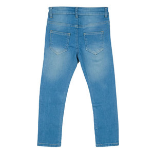 Pantalon cargo léger en polyester et élasthanne pour enfants, style jean décontracté, collection de vêtements haut de gamme pour garçons, fabrication OEM, vente en gros, hiver - Product Image 2