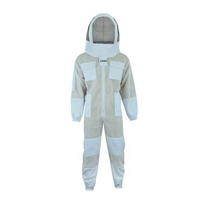 Combinaison d'apiculture respirante en coton de qualité supérieure avec casquette intégrée – Meilleure protection pour apiculteur - Product Image 3